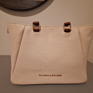 Dooney & Bourke Cream Tote Bag